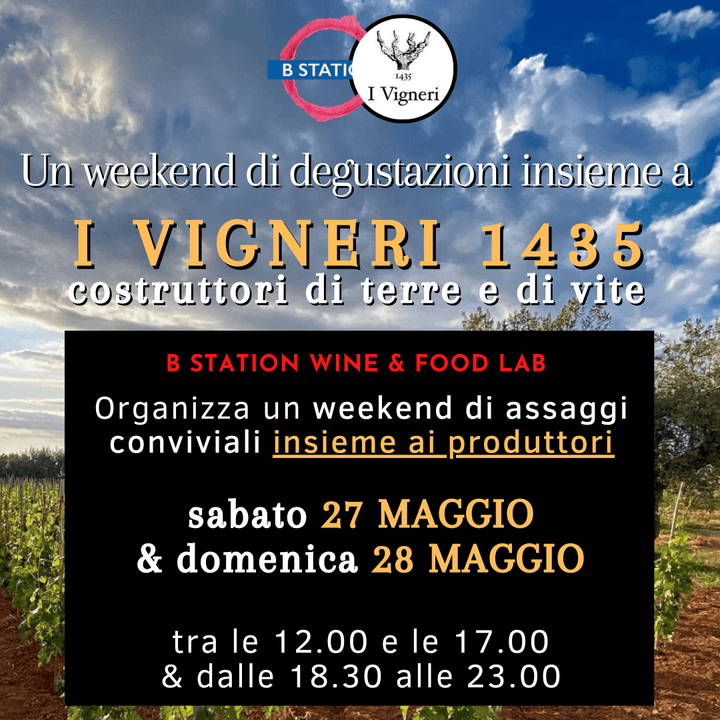 I Vigneri 1435 - Un weekend dedicato alla degustazione dei vini de I Vigneri della Sicilia Orientale
